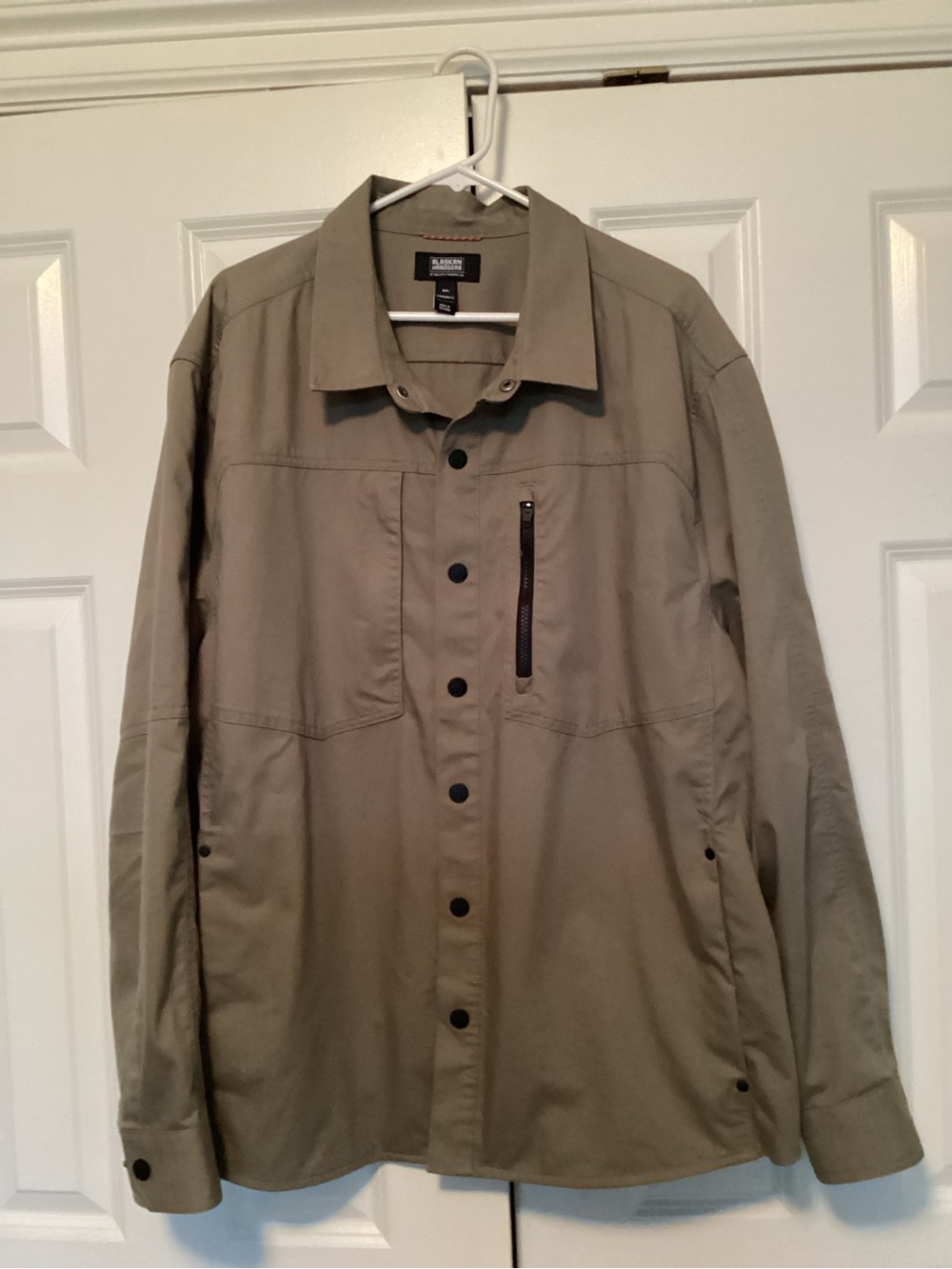 Duluth Trading Co Olive Lightweight Shirt Jacket